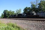 NS 4389 and 1041 take train 593 through Cove PA with coal empties